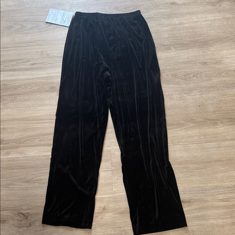 Vintage Cathy Hardwick Studio Black Velvet Pants - Picture 4 of 4
